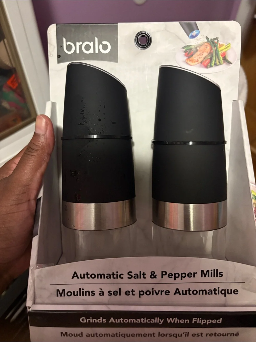 Brabo Automatic Salt & Pepper Mills - Black